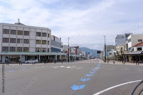 福井県敦賀市　気比神宮前　神楽通り