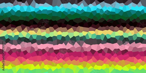 Diamond shapes, colorful forms, abstract background, wax