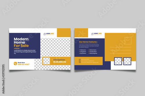 Real estate EDDM postcard template