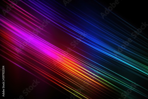 abstract background with colorful spectrum, generative AI