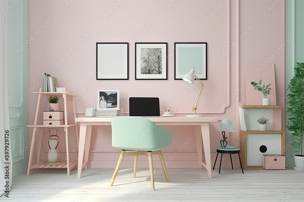 nterior design of livingroom at contemporary apartment , tropical plants, books, tea pot and elegant accessories. Modern home decor, AI Generative nterior design of livingroom at contemporary apartment , tropical plants, books, tea pot and elegant accessories. Modern home decor, AI Generative