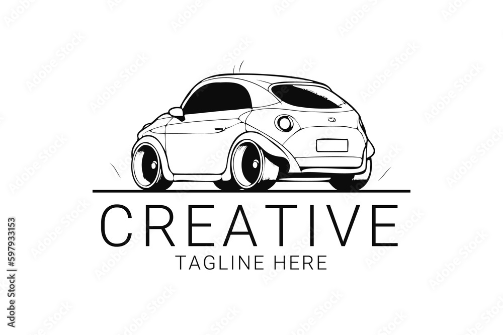 Automobile car logo Minimal Vector Logo Design