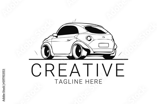 Automobile car logo Minimal Vector Logo Design