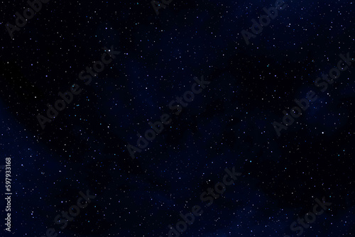 Galaxy space background. Starry night sky. Glowing stars in space. 