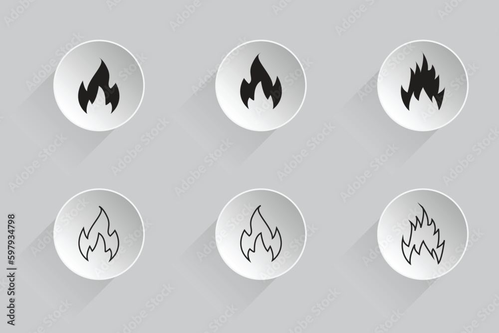 flame vector illustration, fire illustration, fire vector design flame vector illustration, fire illustration, fire vector design
