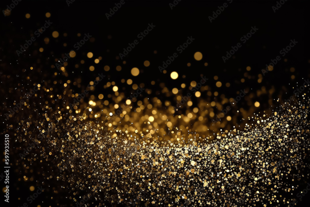 Beautiful minimal abstract bokeh and glitters background