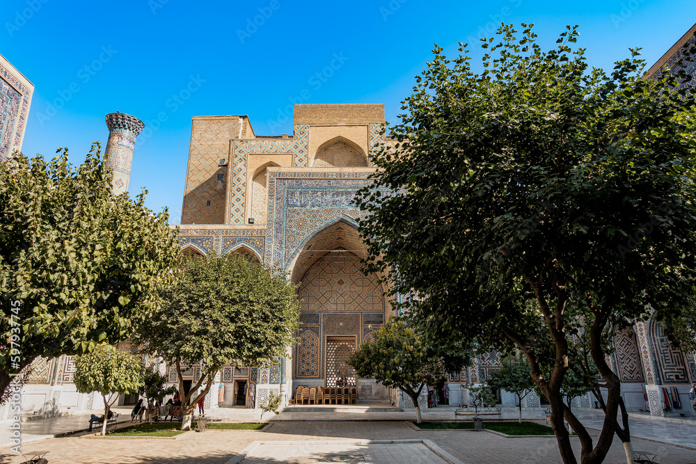 Samarkand landmarks, Uzbekistan