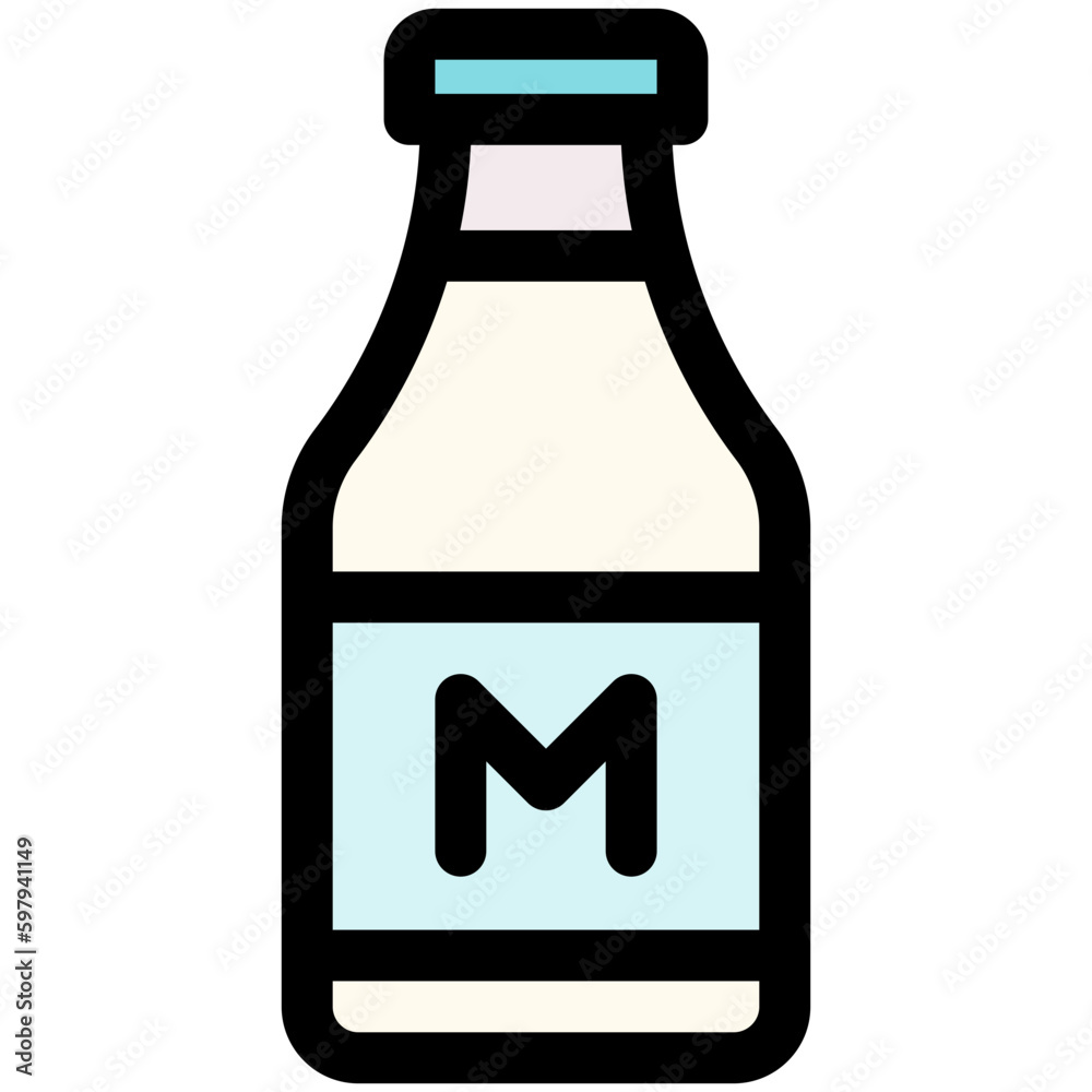Apron black outline filled color icon Apron black outline filled color icon