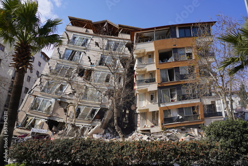 Fotografie, Obraz Antakya, Turkey - February 2023 Turkey Earthquake scene when a large earthquake