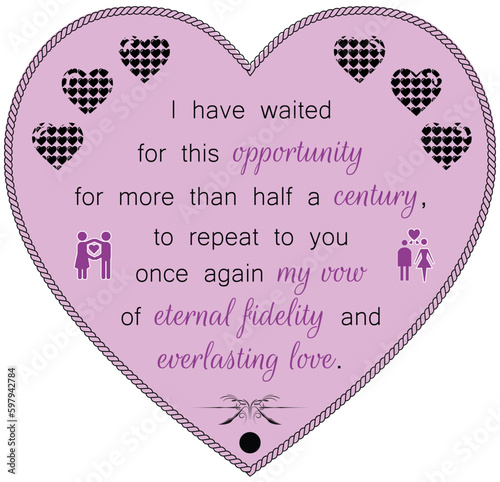 valentine day card with heart