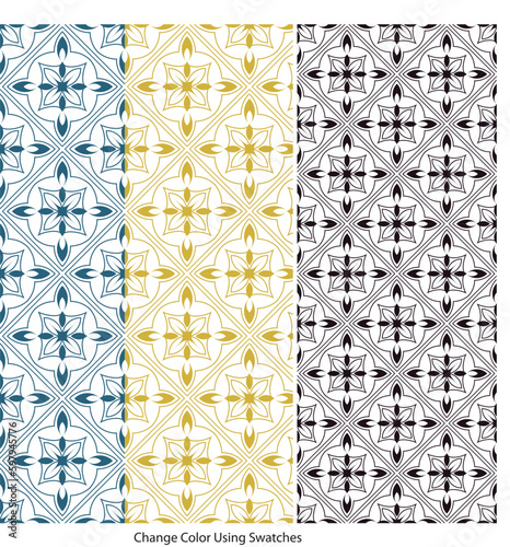 seamless  Stylish floors Tile pattern  