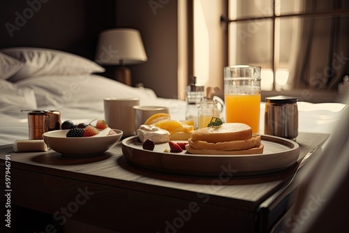 Wallpaper Mural Breakfast in bed Torontodigital.ca