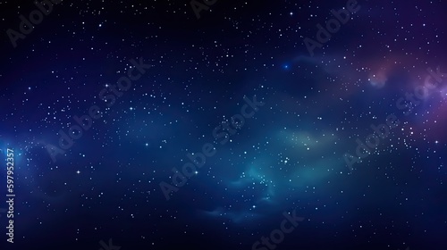 Stars and galaxy outer space sky night universe background generative ai