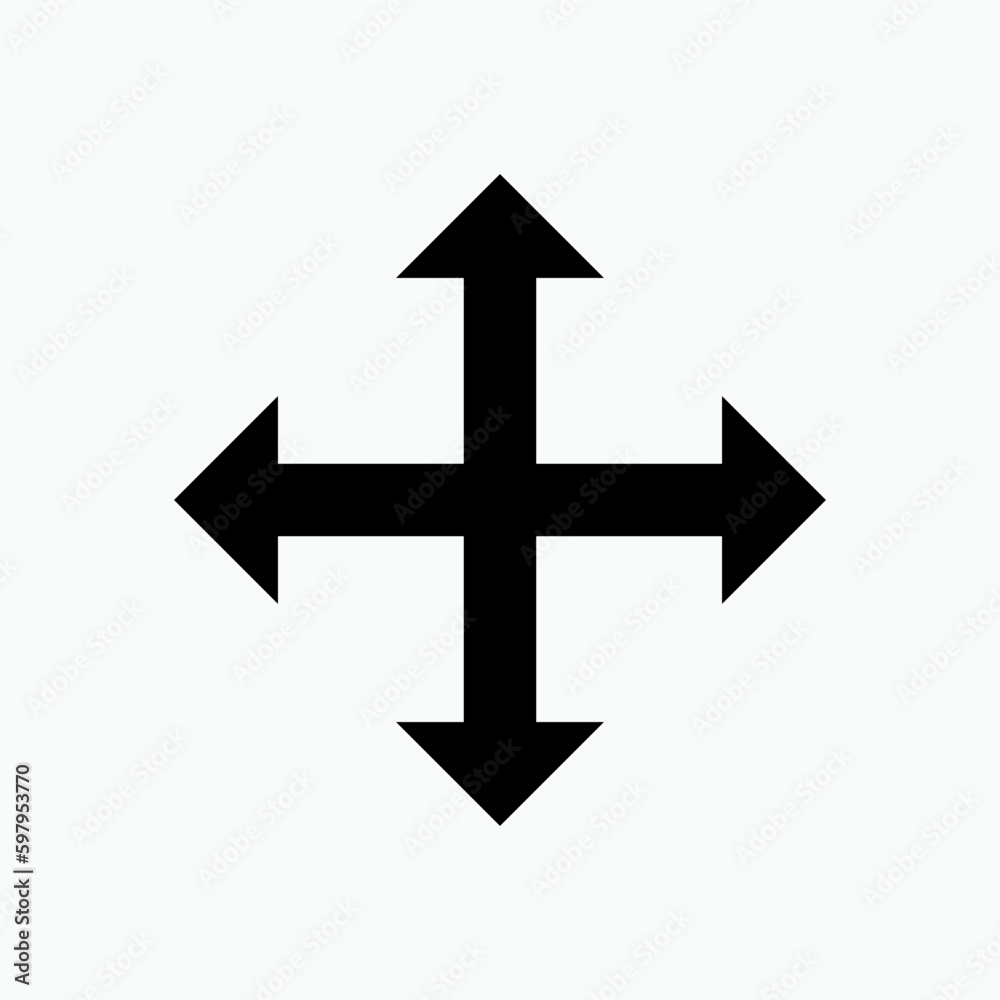 Spread Arrows Icon. Spreading Symbol - Vector. Spread Arrows Icon. Spreading Symbol - Vector.