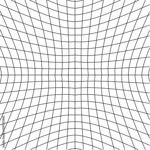Perspective web line design  geometric visual line background  mesh layout vector illustration