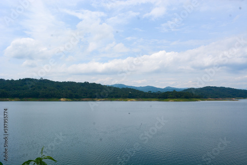 Photo of a waterscape in a village in Indonesia