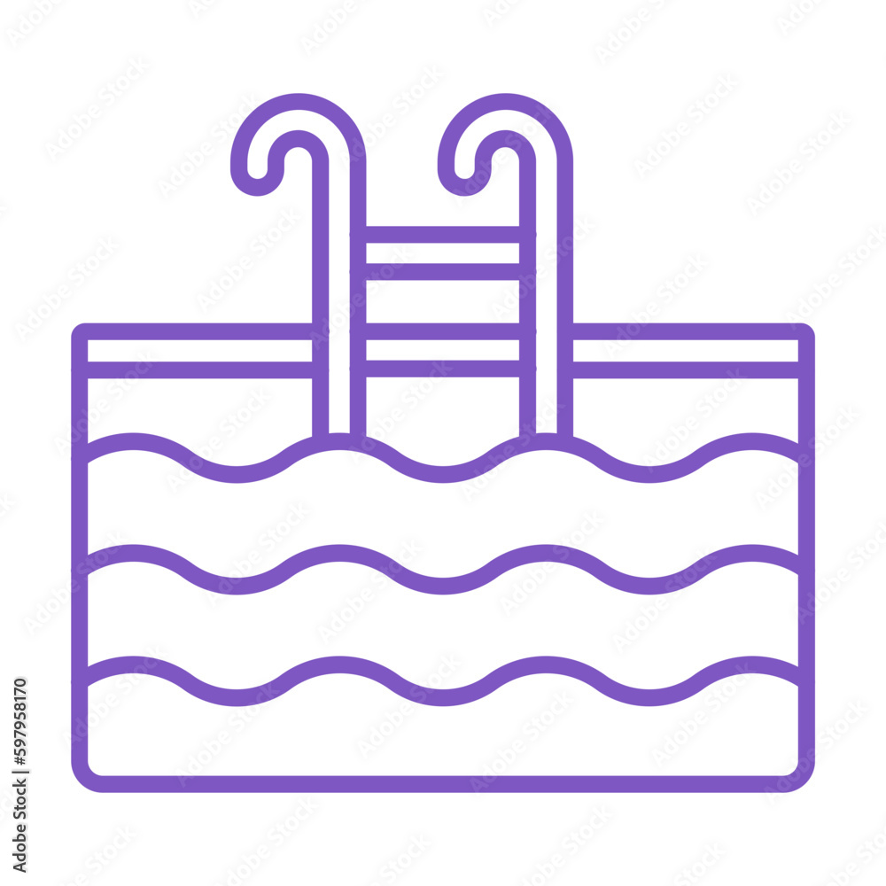 Swimming Pool Icon Swimming Pool Icon