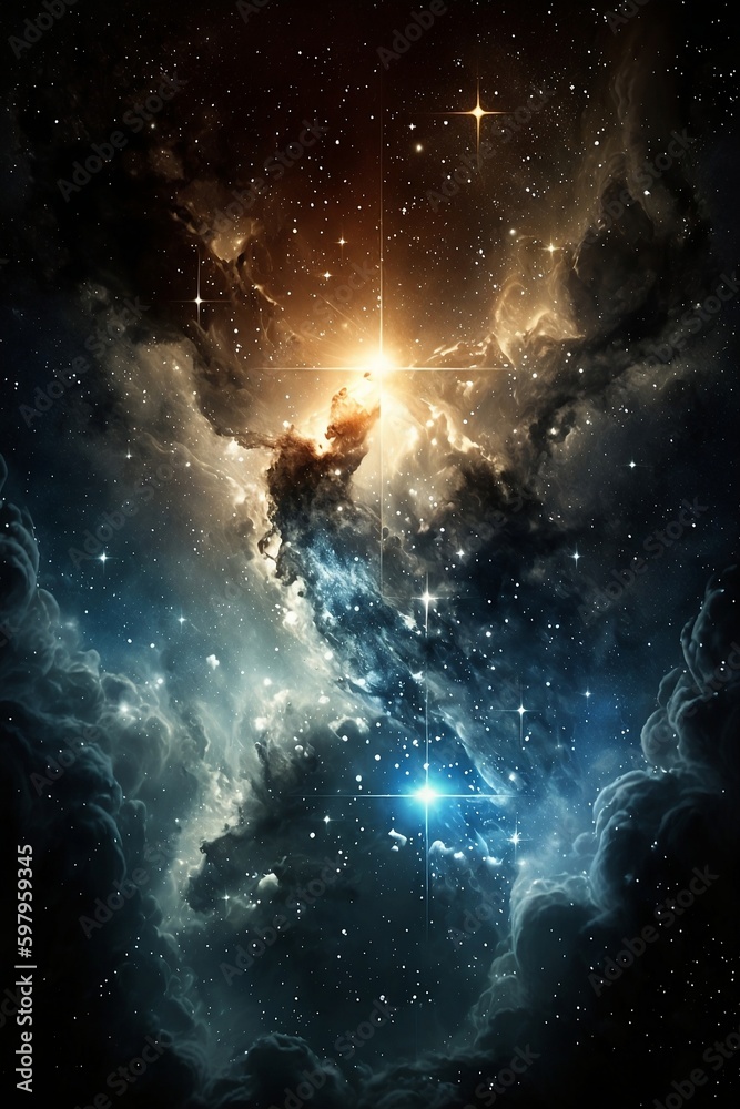 sky with stars, made by Midjourney sky with stars, made by Midjourney