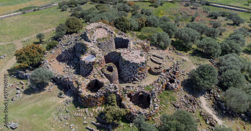 Nuraghe Arrubiù
o The Giant Red Nuragic monument with 5 towers in the municipality of Orroli in the center of Sardinia photo