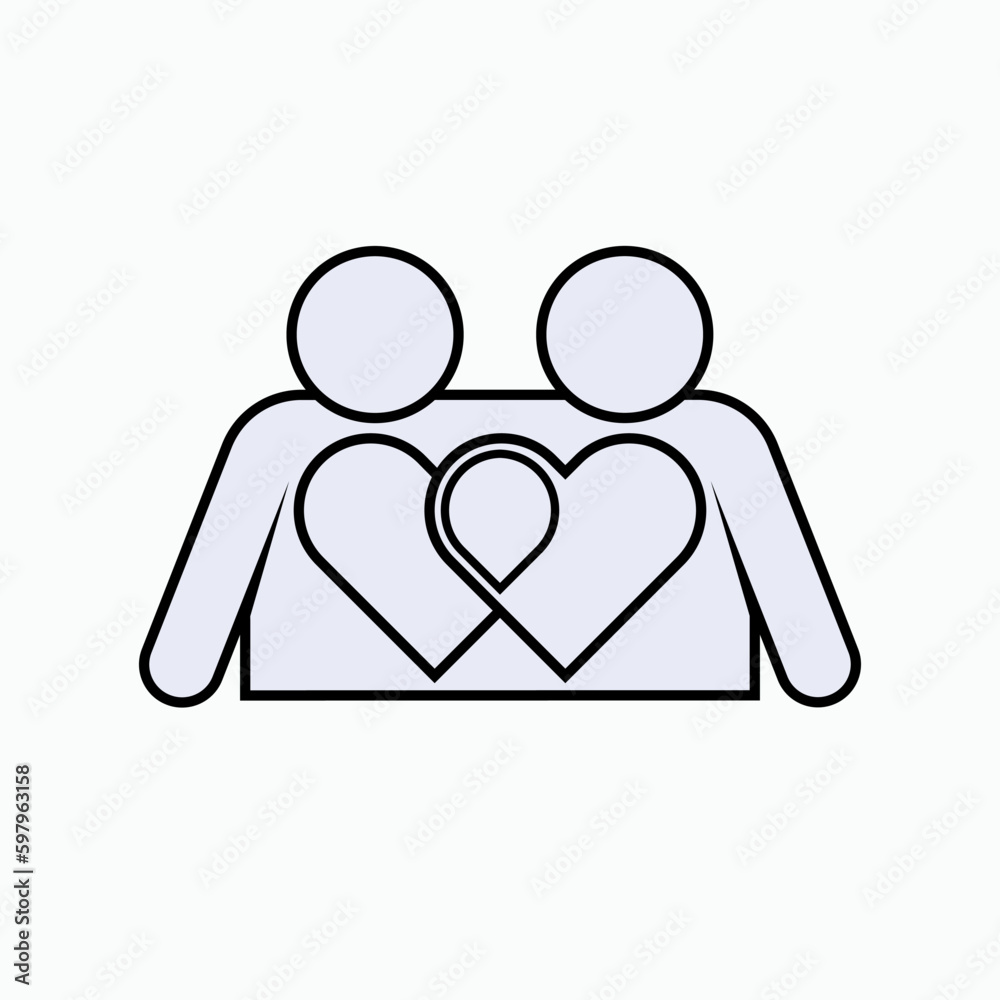 Icon of Belong. Belonging, Possessive Symbol.
