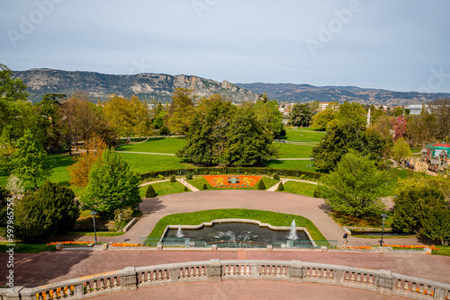 Fontaine dans le Parc Jouvet à Valence