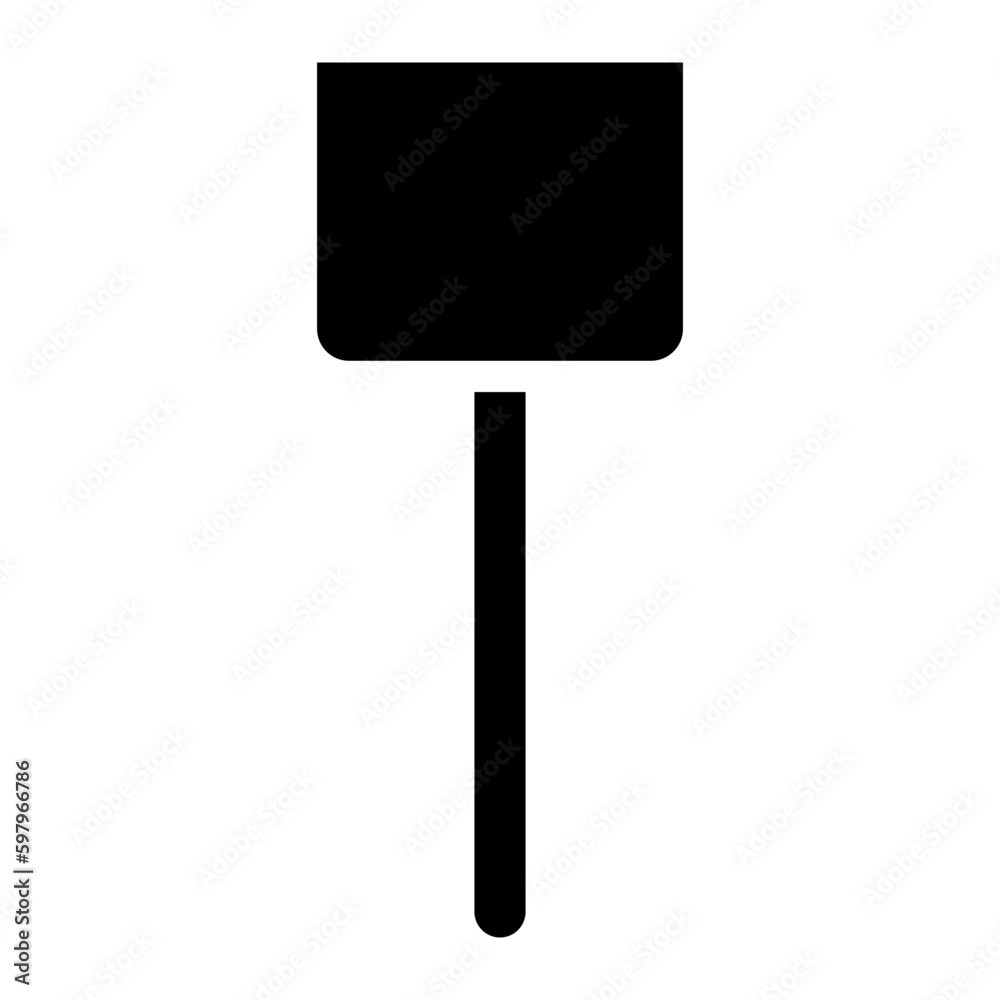 American football sideline glyph American football sideline glyph