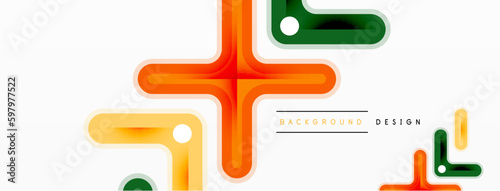 Cross line background minimal geometric template. Design for wallpaper, banner, background, landing page, wall art, invitation, prints, posters