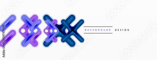 Cross line background minimal geometric template. Design for wallpaper, banner, background, landing page, wall art, invitation, prints, posters