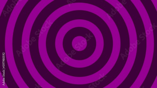 Hypnosis circles violet and purple. Background for motion and video