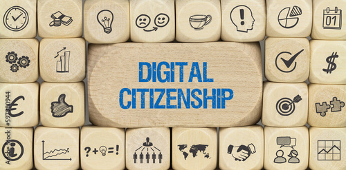 Cuadro en lienzo Digital Citizenship