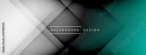 Abstract vector background. Shadow lines and lights with round elements and circles composition. Vector Illustration For Wallpaper, Banner, Background, Card, Book Illustration, landing page