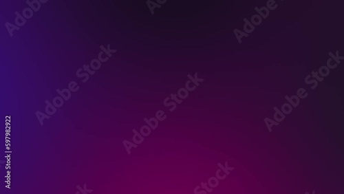 Abstract dual color gradient background with liquid style waves featured violet and blue. Seamless looping video.