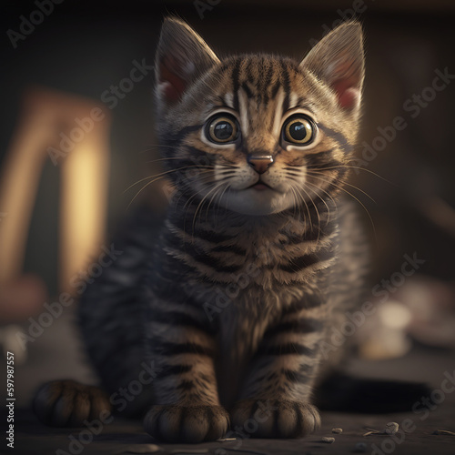 Photo cat portrait photographer generative ai © image multimedia
