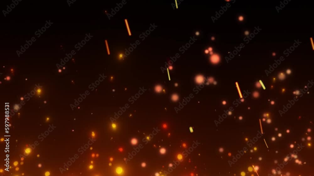 Background video with sparks flying Background video with sparks flying