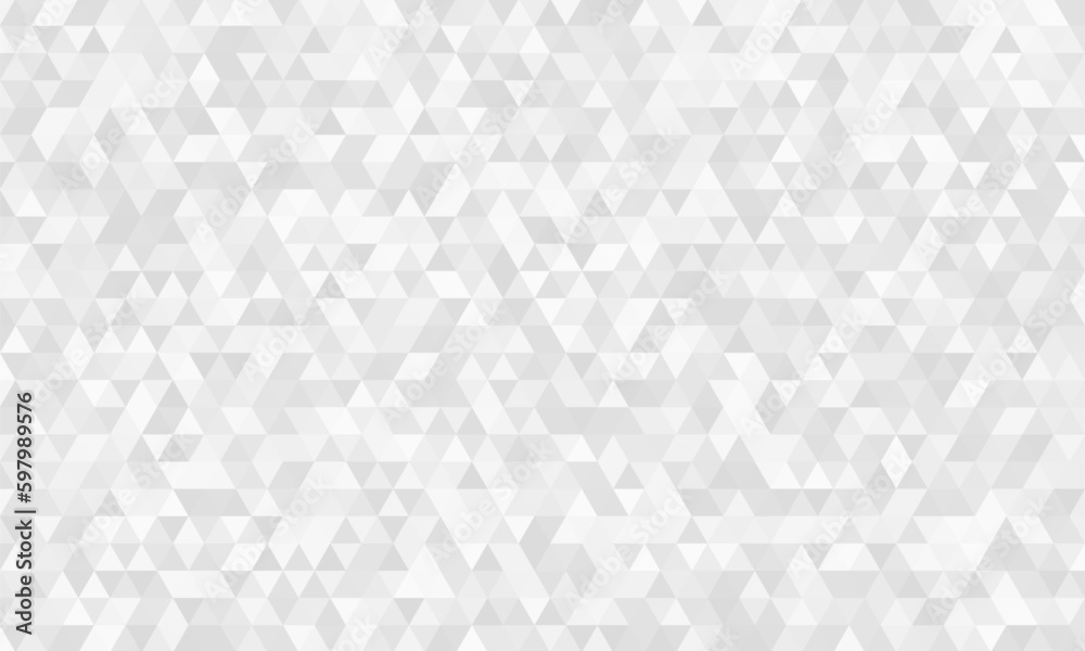 Obraz premium Abstract triangle pattern. Gray polygonal background. Vector illustration for your design.