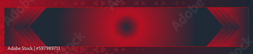 Modern YouTube banner template, Channel cover design layout illustration vector for youtube