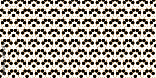 Seamless pattern with black and white stripes. Colorful pattern like cloth textile. Closeup. 