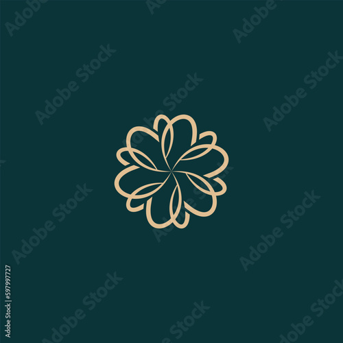 Love interior logo design template