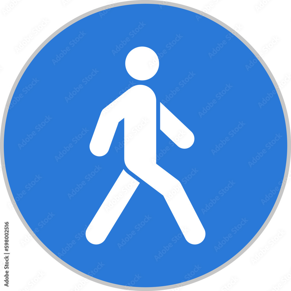 Walking icon in flat style. Man Walking, Activity symbol for your web site design, logo, app, Pedestrian icon vector Walking icon in flat style. Man Walking, Activity symbol for your web site design, logo, app, Pedestrian icon vector
