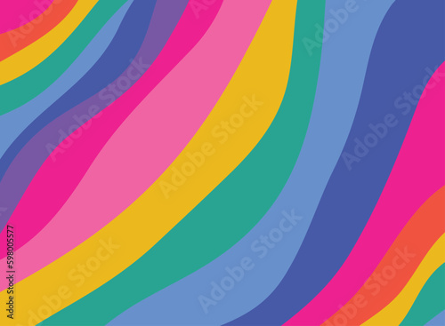 Colorful abstract background Rainbow lines 