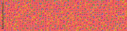 Color Rhombus tile tessellation pattern illustration