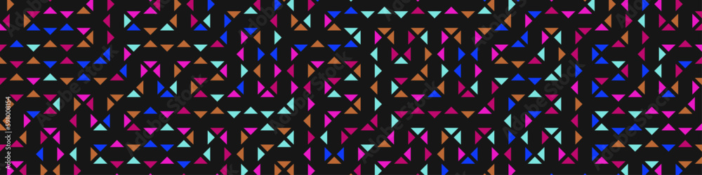 Color Rhombus tile tessellation pattern illustration Color Rhombus tile tessellation pattern illustration