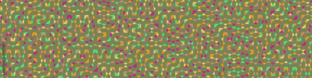 Color Rhombus tile tessellation pattern illustration