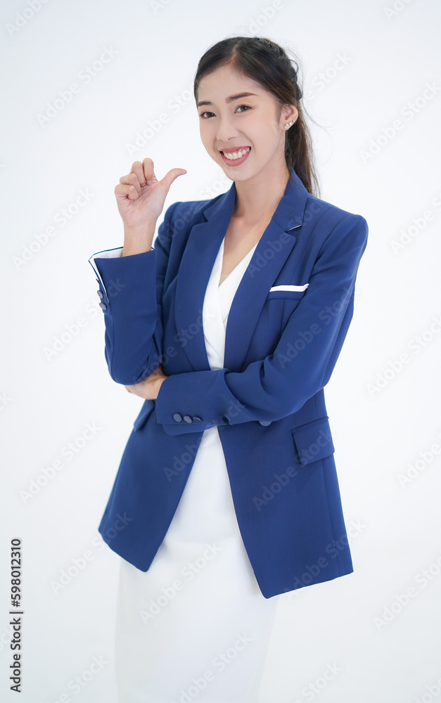 beautiful business woman portrait Beautiful office worker dressed on white background. beautiful business woman portrait Beautiful office worker dressed on white background.