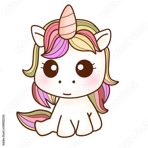 cute unicorn cartoon