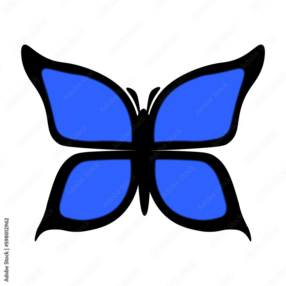 Fototapeta premium 蝶々のイラスト