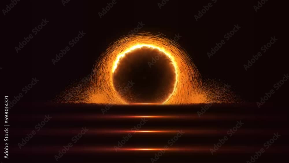 sparky portal effect green screen background chroma key technic