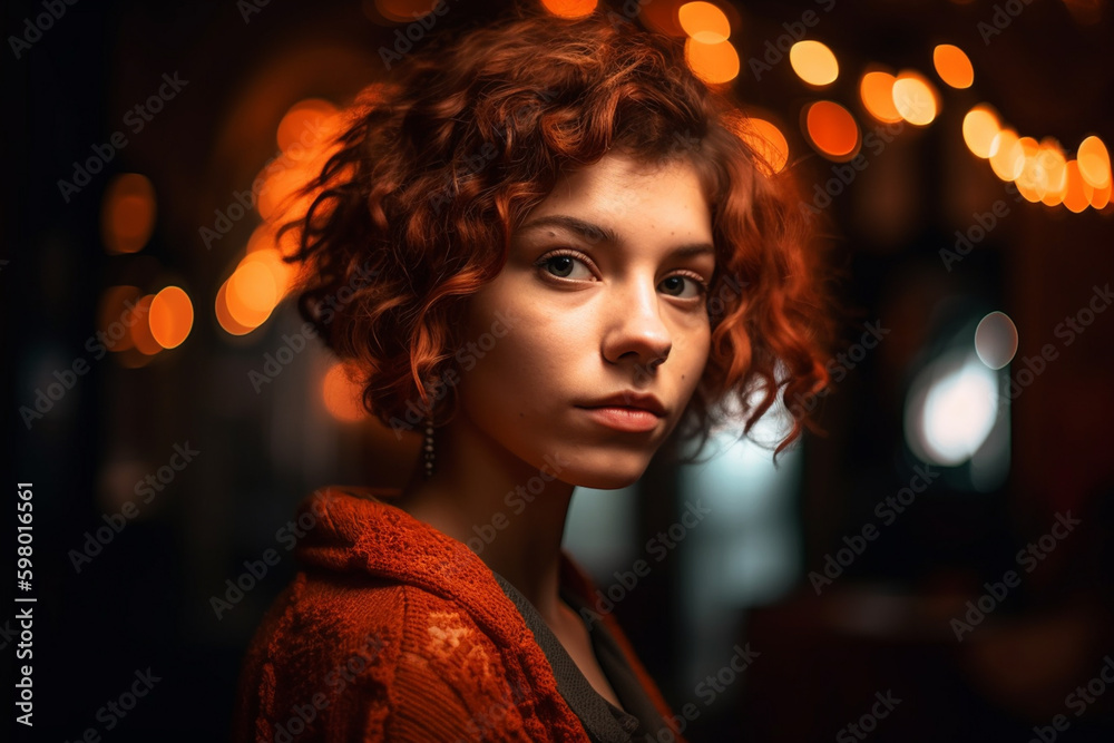 Fototapeta premium women who has a strong mindset, while being feminine. Generative AI