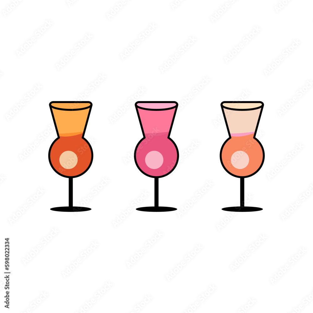vector illustration of fresh drink, juice, boba, etc. vector illustration of fresh drink, juice, boba, etc.