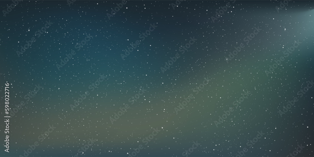 Astrology horizontal star universe background, The night with nebula in the cosmos, Milky way galaxy in the infinity space, Vector illustration, EPS 10.